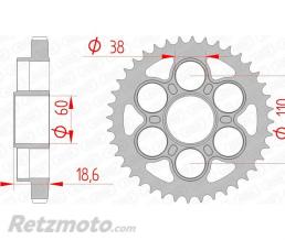 Kit chaine DUCATI MULTISTRADA 1200 AFAM 15x40 530XHR2 (couronne standard)
