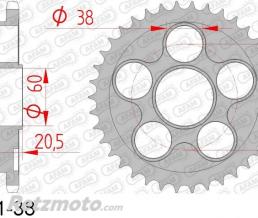 Kit chaine DUCATI 748 BIPOSTO 95-00 AFAM 14x38 520XHR super-renforc�e (couronne standard)