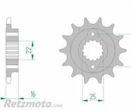 Kit chaine DUCATI MONSTER 800 AFAM 520XHR2 15x42 super renforc�(couronne Standard)