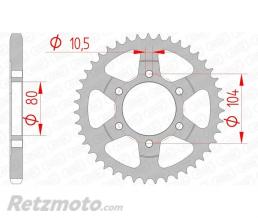 Kit chaine Kawasaki Z900 '17 AFAM 525XSR2 15x44 super-renforc� - couronne standard