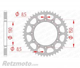 Couronne AFAM 47 dents acier pas 520 type 12323