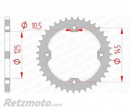 Couronne AFAM 38 dents acier pas 520 type 12407 Yamaha