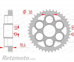 Couronne AFAM 40 dents acier pas 530 type 50900 Ducati Multistrada 1200