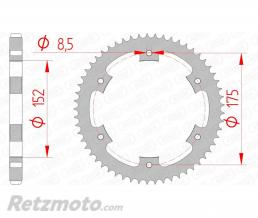 Couronne AFAM 53 dents acier pas 428 type 12207 Yamaha