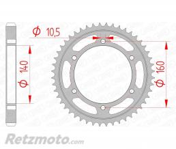 Couronne AFAM Kawasaki ZZR1100 48 dents acier pas 530 type 16701