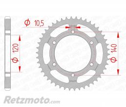 Couronne AFAM 45 dents acier pas 525 type 14507 Suzuki GSX-R600/750