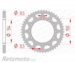 Couronne AFAM 49 dents acier pas 520 type 16204 Kawasaki