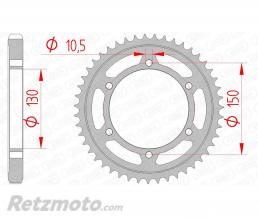 Couronne AFAM 38 dents acier pas 530 type 12801 Yamaha