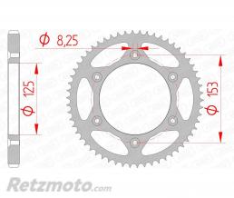 Couronne AFAM 58 dents acier pas 428 type 10228