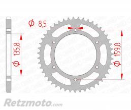 Couronne AFAM 47 dents acier pas 520 type 35304
