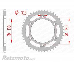 Couronne AFAM 45 dents acier pas 520 type 10501 Honda