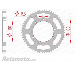 Couronne AFAM 56 dents acier pas 428 type 59104 Sherco 50