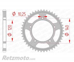 Couronne AFAM 41 dents acier pas 525 type 14604