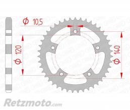 Couronne AFAM 42 dents acier pas 525 type 86500 Triumph 600