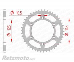 Couronne AFAM 45 dents acier pas 520 type 12305 Yamaha