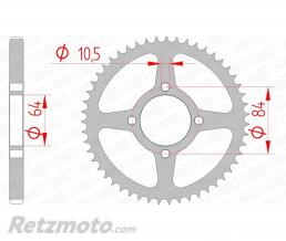 Couronne AFAM 49 dents acier pas 428 type 14215 Suzuki RV125 Van-Van