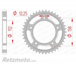 Couronne AFAM 42 dents acier pas 530 type 10508 Honda
