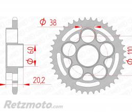 Couronne AFAM 41 dents acier pas 520 type 50614 Ducati Monster 800 S2R
