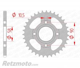 Couronne AFAM 40 dents acier pas 520 type 10214 Honda