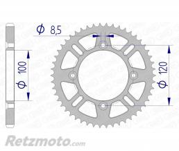 Couronne AFAM 49 dents alu pas 428 type 15104N