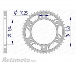 Couronne AFAM 43 dents alu pas 520 type 11618 Honda
