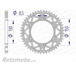 Couronne AFAM 54 dents alu pas 520 type 13323