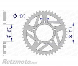 Couronne AFAM 46 dents alu pas 520 type 15405 Suzuki