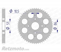 Couronne AFAM 58 dents alu pas 428 type 11208