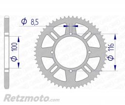 Couronne AFAM 49 dents alu pas 420 type 17104N