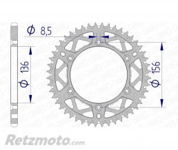 Couronne AFAM 50 dents alu pas 520 type 15206