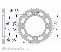 Couronne AFAM 46 dents alu pas 420 type 17107N