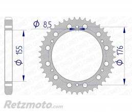 Couronne AFAM 45 dents alu pas 530 type 87601 Triumph