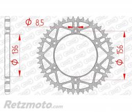 Couronne AFAM 50 dents acier ultra-light pas 520 type 14206SLK