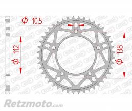 Couronne AFAM 43 dents acier pas 520 type 12817 Yamaha YZF-R1M