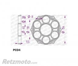 Porte couronne Afam pour couronne type 51804/51803 Ducati 1199 Panigale