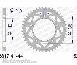 Couronne AFAM 41 dents alu pas 520 type 13817 Yamaha YZF-R1