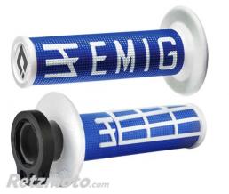 Rev�tements Lock-On ODI Emig V2 bleu/blanc