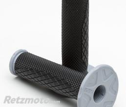 Rev�tements PRO TAPER MX Dual Density Full Diamond gris/noir/gris