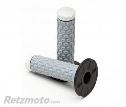Rev�tements PRO TAPER Quad Pillow Top avec flanc gris/blanc