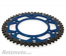 Couronne ART Bi-composant 48 dents Aluminium ultra-light anti-boue pas 520 bleu