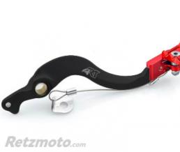 p�dale de frein ART Factory aluminium anodis� noir/embout rouge Suzuki