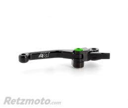 Leviers repliables ART noir/vis verte par paire