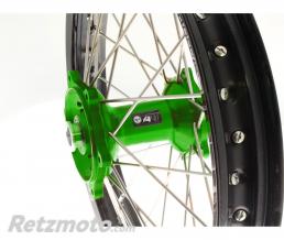 Roue arri�re compl�te ART 19x1.85 jante noir/moyeu vert Kawasaki KX250F