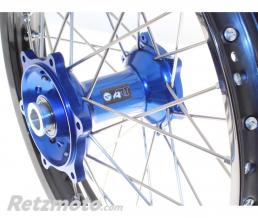 Kit roues compl�tes avant + arri�re ART MX 21x1,60/19x2,15 jante noir/moyeu bleu Yamaha