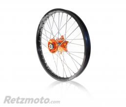 Kit roues compl�tes avant + arri�re ART MX 21x1,60/18x2,15 jante noir/moyeu orange KTM