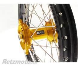Kit roues compl�tes avant + arri�re ART MX 21x1,60/19x1,85 jante noir/moyeu or Suzuki