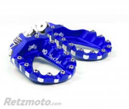 Repose-pieds S3 Hard Rock Enduro aluminium blue