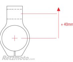 Bracelets LIGHTECH �55 hauteur +20mm/d�port +40mm/10� noir