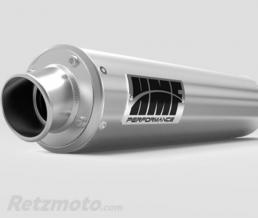 Silencieux HMF Performance Series inox bross�/casquette Turn Down inox bross� Yamaha Grizzly 550/700 - Non homologu� pour la route