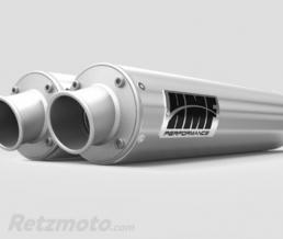 Ligne compl�te HMF Performance Series silencieux double inox bross�/casquette Turn Down inox bross� Polaris XP 900
Non homologu� pour la route
